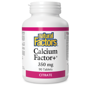 Natural Factors Calcium Factor+? Citrate  350 mg  90 Tablets