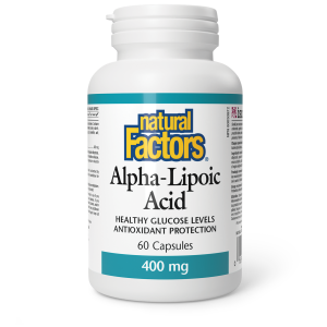 Natural Factors Alpha-Lipoic Acid  400 mg  60 Capsules