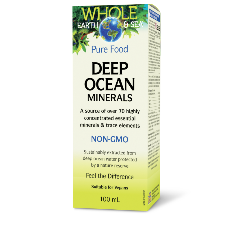 Whole Earth & Sea Deep Ocean Minerals 100mL Liquid