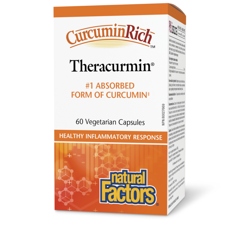Natural Factors Theracurmin CurcuminRich  30 mg  60 Vegetarian Capsules