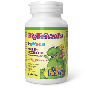 Natural Factors Powder Multiprobiotic  7 strain formula  3 Billion Active Cells  60 g Powder
