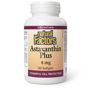 Natural Factors Astaxanthin Plus  4 mg  60 Softgels