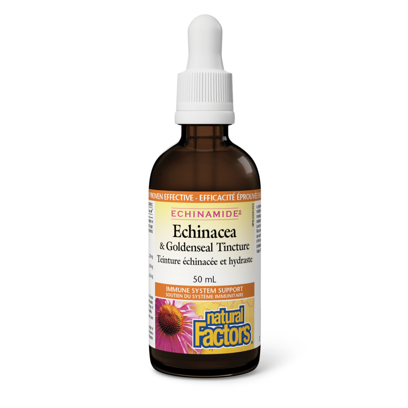Natural Factors Echinacea & Goldenseal   50 mL Tincture