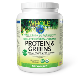 Whole Earth & Sea Fermented Organic Protein & Greens   640 g Powder Unflavoured