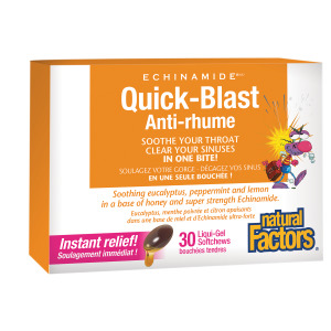 Natural Factors Quick-Blast   30 Liquid-Gel Softchews