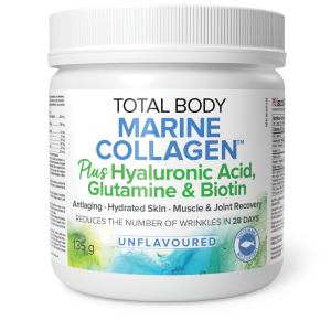 Total Body Collagen Total Body Marine Collagen Plus Hyaluronic Acid, Glutamine, & Biotin Antiaging  Hydrated Skin  2000 mg 135g Powder Unflavoured