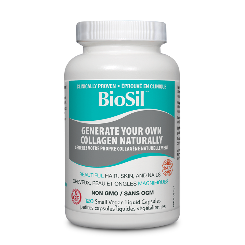 BioSil™ Choline-Stabilized Orthosilicic Acid® Hair • Skin • Nails Liquid vegetarian capsules