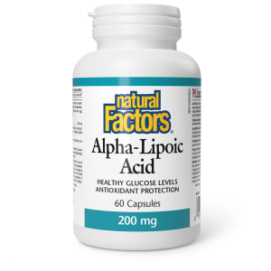 Natural Factors Alpha-Lipoic Acid  200 mg  60 Capsules