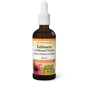 Natural Factors Echinacea & Goldenseal   100 mL Tincture