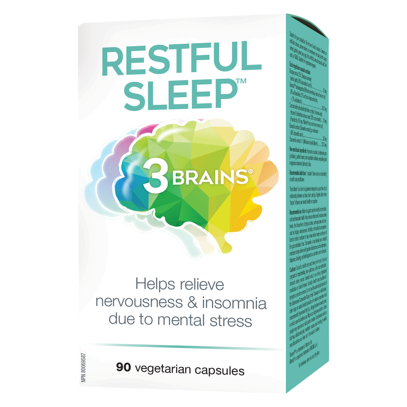 Restful Sleep, 3 Brains Vegetarian Capsules