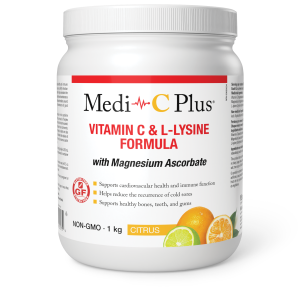 Medi-C Plus® Vitamin C & L-Lysine Formula with Magnesium Ascorbate Citrus Powder