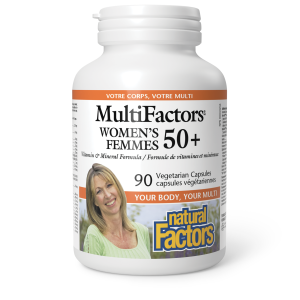 Natural Factors Women's 50+ MultiFactors 90 Vegetarian Capsules