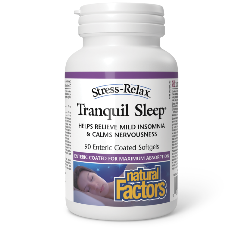 Natural Factors Tranquil Sleep   90 Enteric Coated Softgels