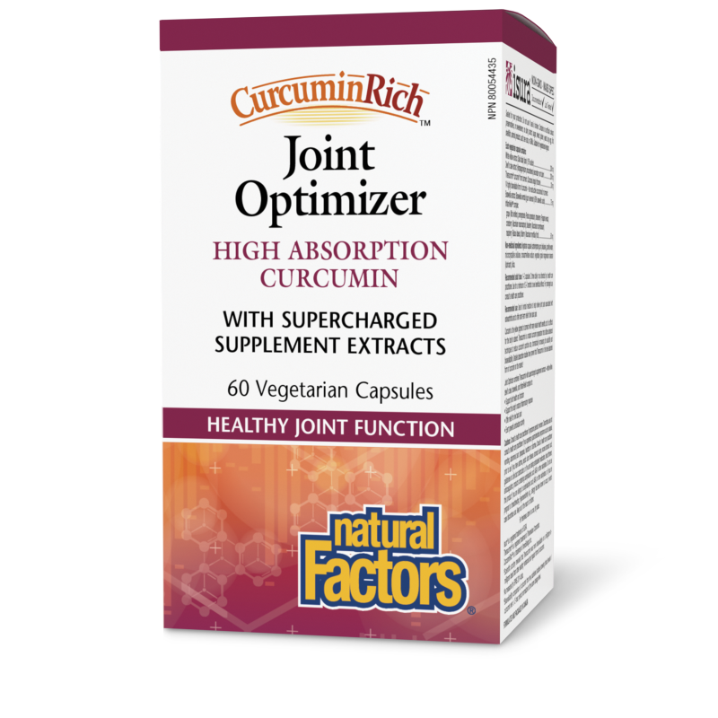 Natural Factors Joint Optimizer High Absorption Curcumin   60 Vegetarian Capsules