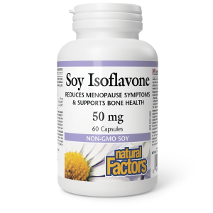 Natural Factors Soy Isoflavone  50 mg  60 Capsules