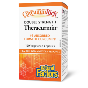 Natural Factors Theracurmin CurcuminRich  Double Strength   60 mg  120 Vegetarian Capsules