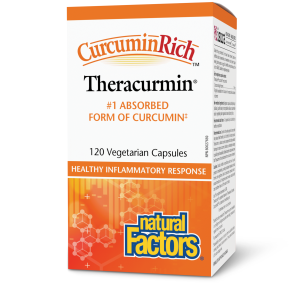 Natural Factors Theracurmin CurcuminRich  30 mg  120 Vegetarian Capsules