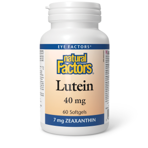 Natural Factors Lutein  40 mg  60 Softgels