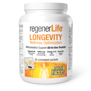 Natural Factors Longevity Wellness Optimization   30 Packets