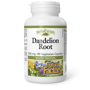 Natural Factors Dandelion Root   800 mg   90 Vegetarian Capsules