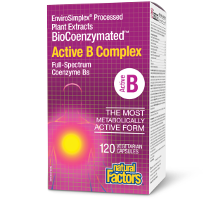 Natural Factors BioCoenzymated? Active B Complex   120 Vegetarian Capsules