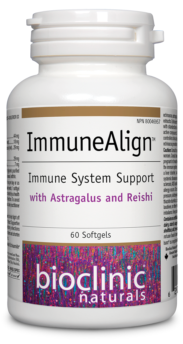 BioClinic Naturals® ImmuneAlign™ with Astragalus and Reishi 60 Softgels