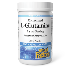 Natural Factors Micronized L-Glutamine   5 g  300 g Powder