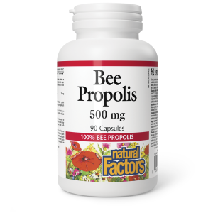 Natural Factors Bee Propolis   500 mg  90 Capsules