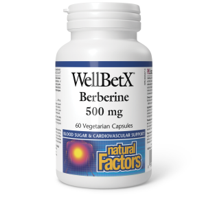 Natural Factors Berberine  500 mg  60 Vegetarian Capsules