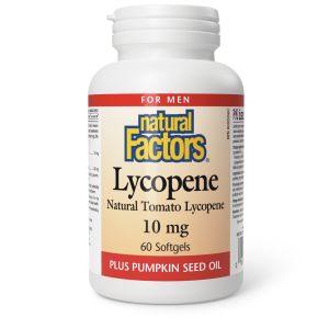Natural Factors Lycopene  10 mg  60 Softgels