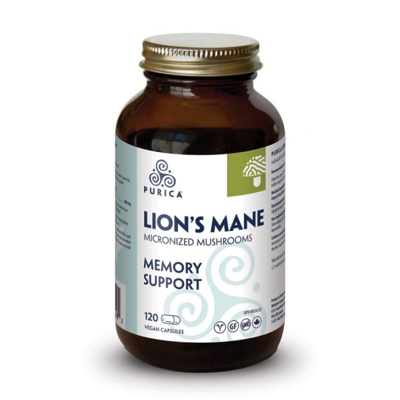 Lion’s Mane 120 Vegetarian Capsules Purica