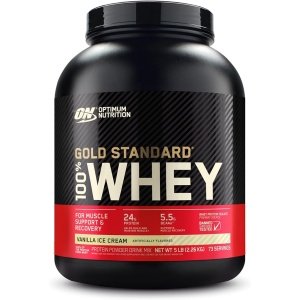 100% Whey 5lb Vanilla Ice Cream Optimum Nutrition