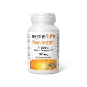 Natural Factors RegenerLife Resveratrol 60 Veggie Caps