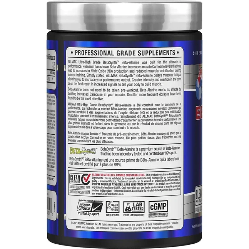 BETA ALANINE 400G ALLMAX - Image 3