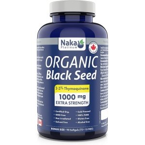 BlackSeed 1000mg 90 Softgels NAKA