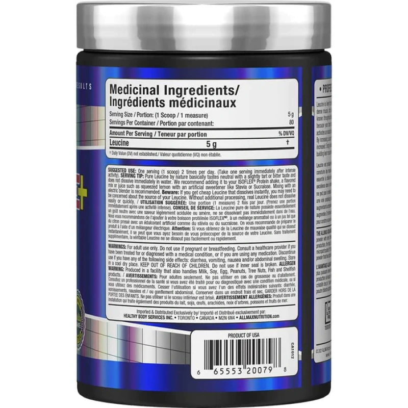 LEUCINE 400G ALLMAX - Image 2