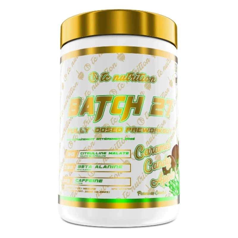 Batch 27 Preworkout Caramel Apple