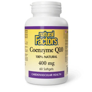 Natural Factors Coenzyme Q10 400mg 60 Softgels