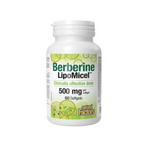 Natural Factors Lipomicel Berberine 60 softgels