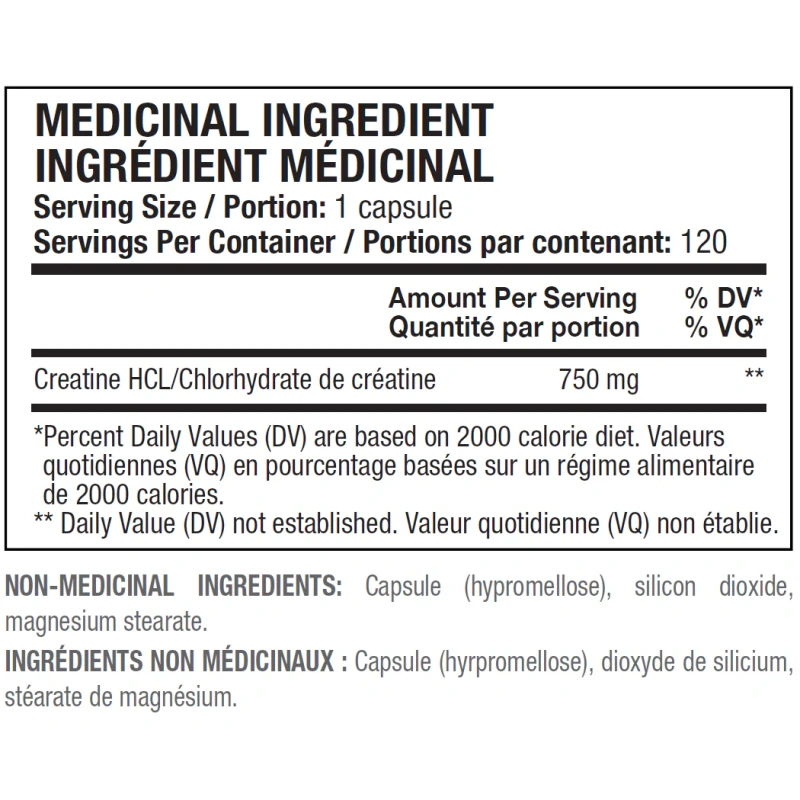 Creatine HCl 120 CAPSULES ANS PERFORMANCE - Image 2