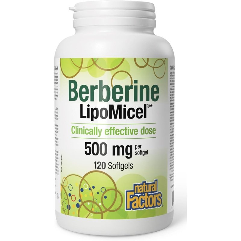 Berberine LipoMicel Matrix 120 softgels Natural Factors