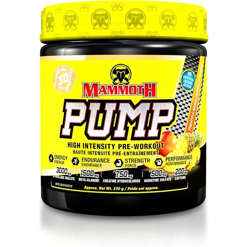 MAMMOTH PUMP PINEAPPLE MANGO 30'S