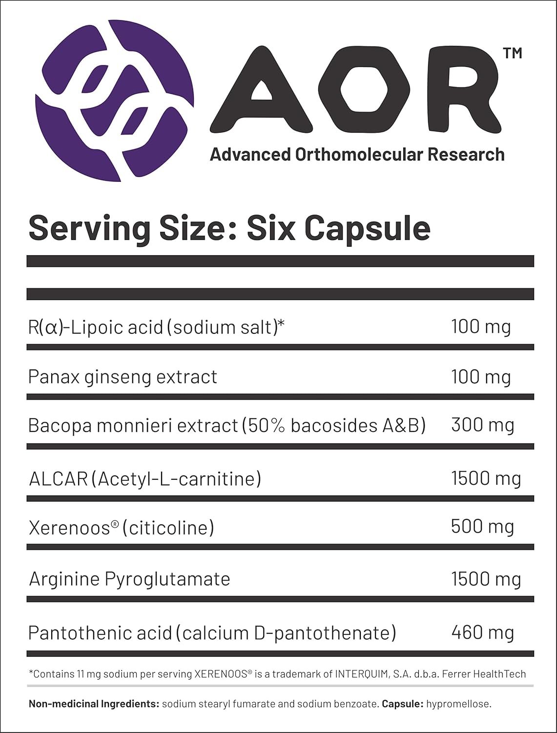 ORTHO MIND 180 Capsules AOR - Image 2