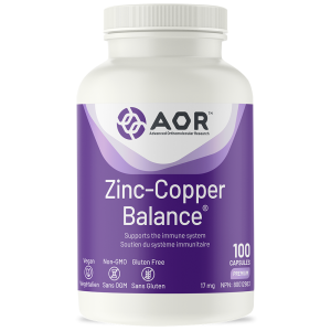ZINC COPPER 100 Capsules AOR