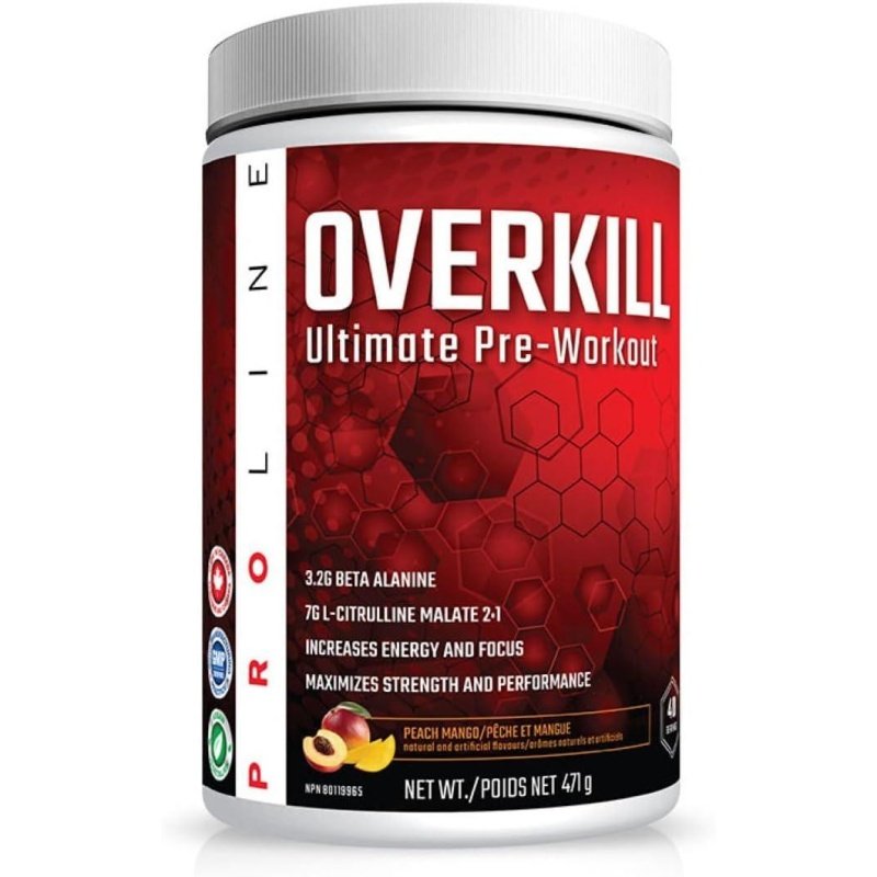Overkill Peach Mango Preworkout Proline