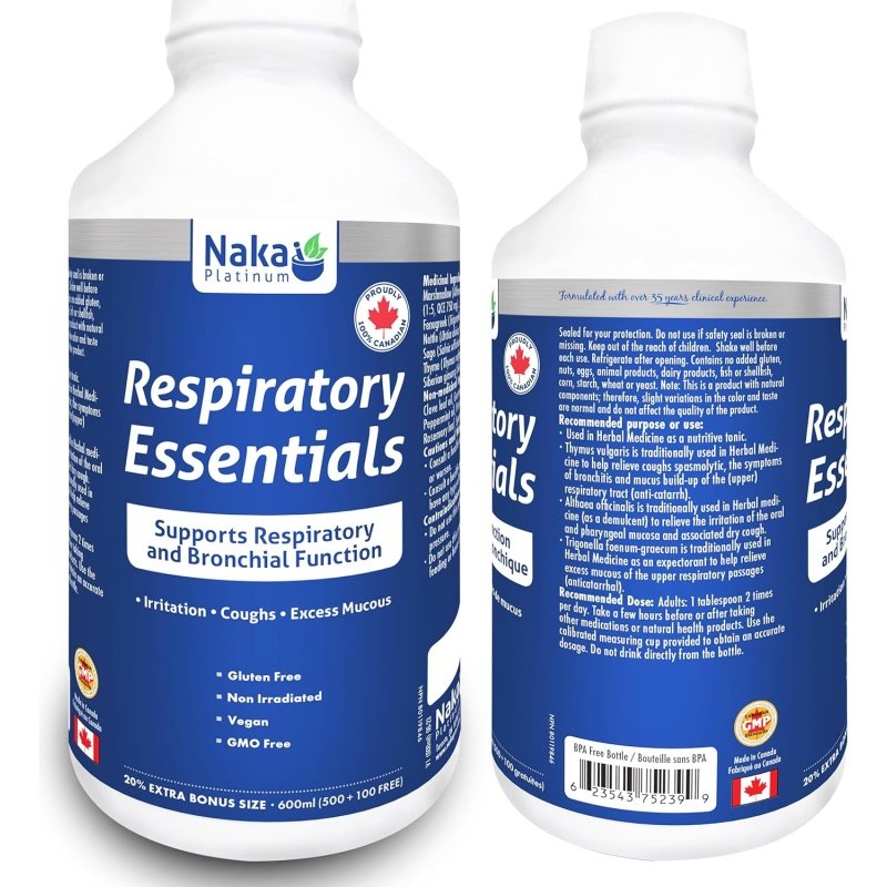 Respiratory Essentials 600ml Naka
