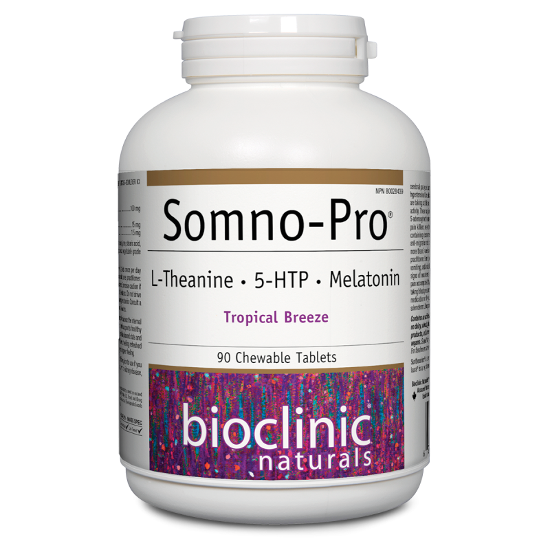 SOMNO-PRO 90 CHEWABLE TABLETS BIOCLINIC NATURALS
