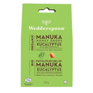 WEDDERSPOON MANUKA HONEY DROPS EUCALYPTUS