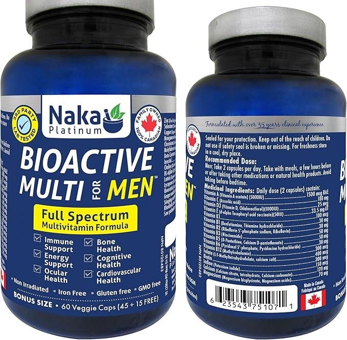 Bioactive Multi Men 60 Cap NAKA