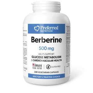 Preffered Nutrition Berberine 240 Capsules